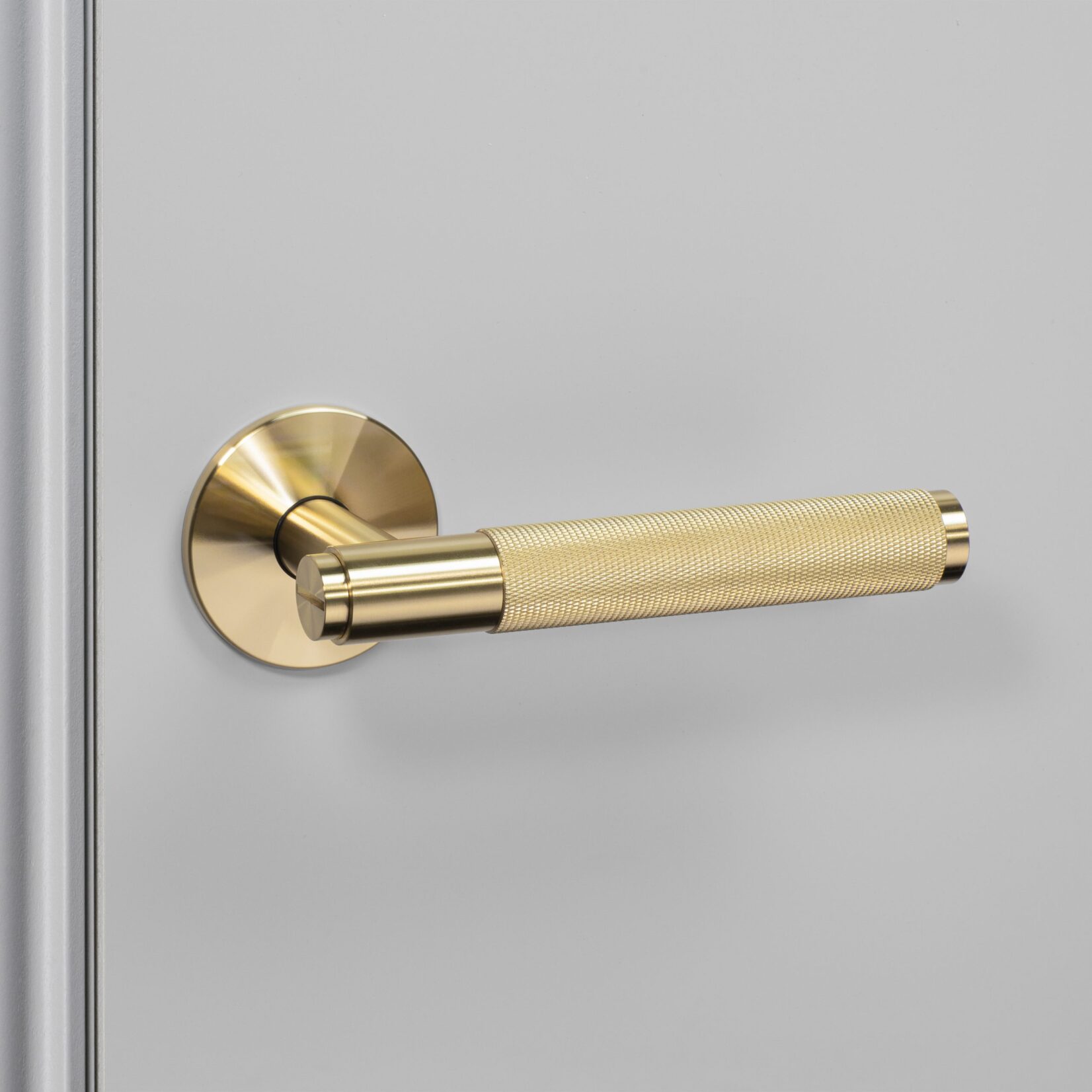 DOOR HANDLE SET / CROSS / BRASS - Buster + Punch