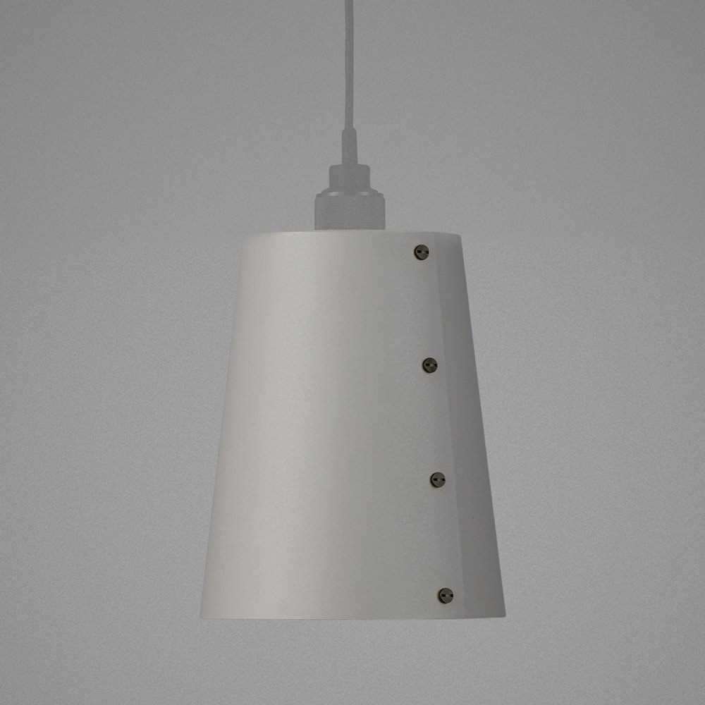 Light Shade Stone Hooked Ceiling Pendant Solid Metal