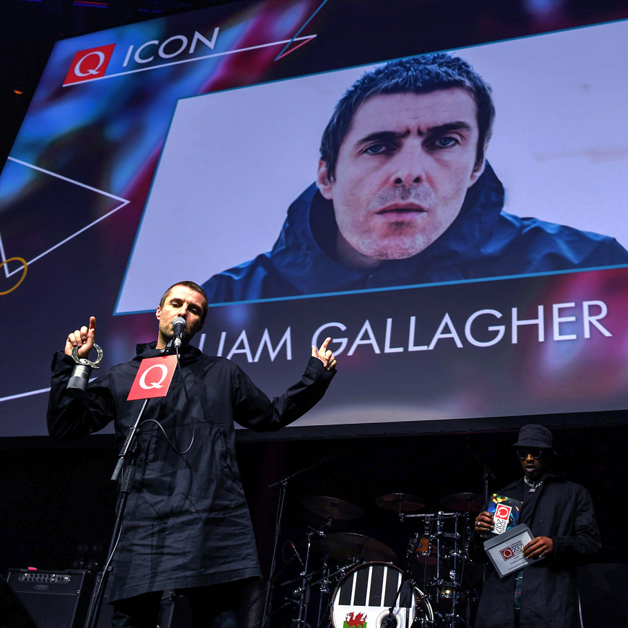 Liam Gallagher at the Q Awards 2017
